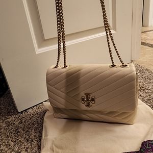 Kira Chevron-Quilted Convertible Shoulder Bag